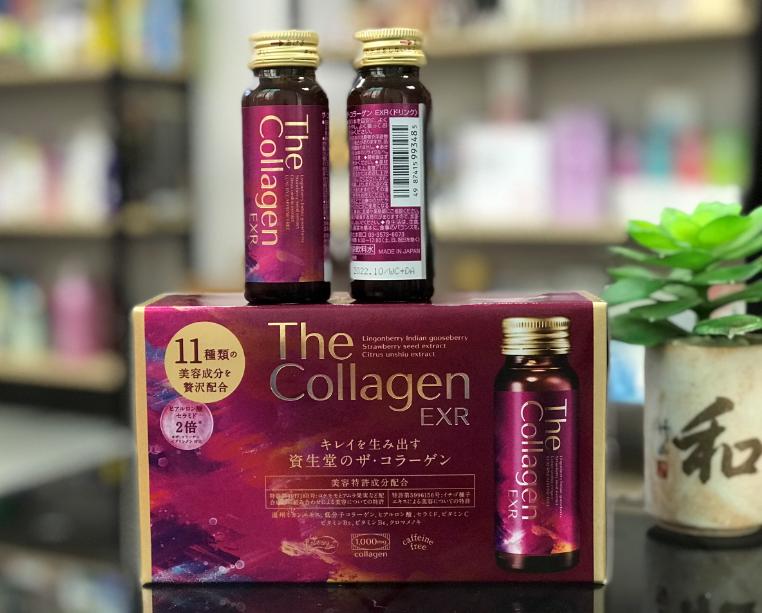 Nước uống The Collagen EXR Shiseido Nhật Bản (Hộp 10 lọ x 50ml)