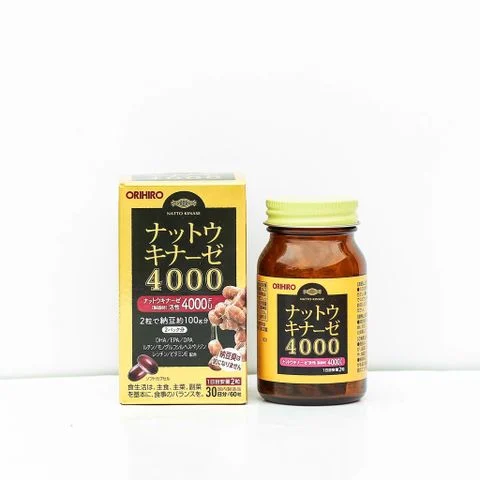 Viên uống chống đột quỵ Natto Kinase 4000FU Orihiro